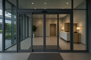 Automatic sliding doors