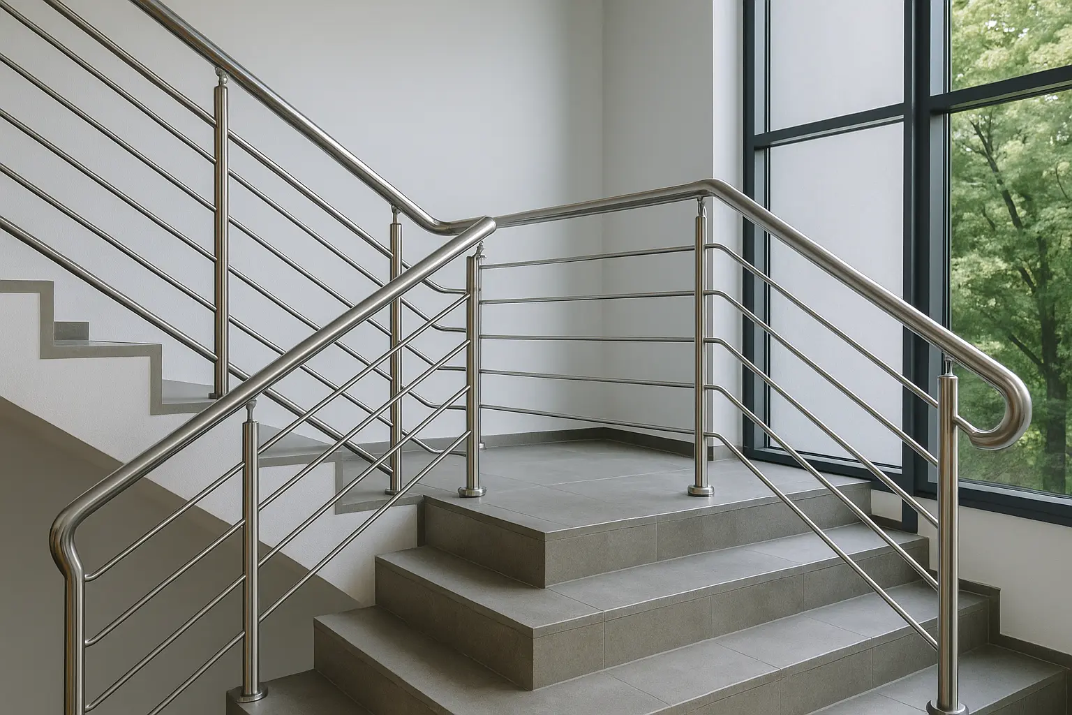stainless steel handrails
